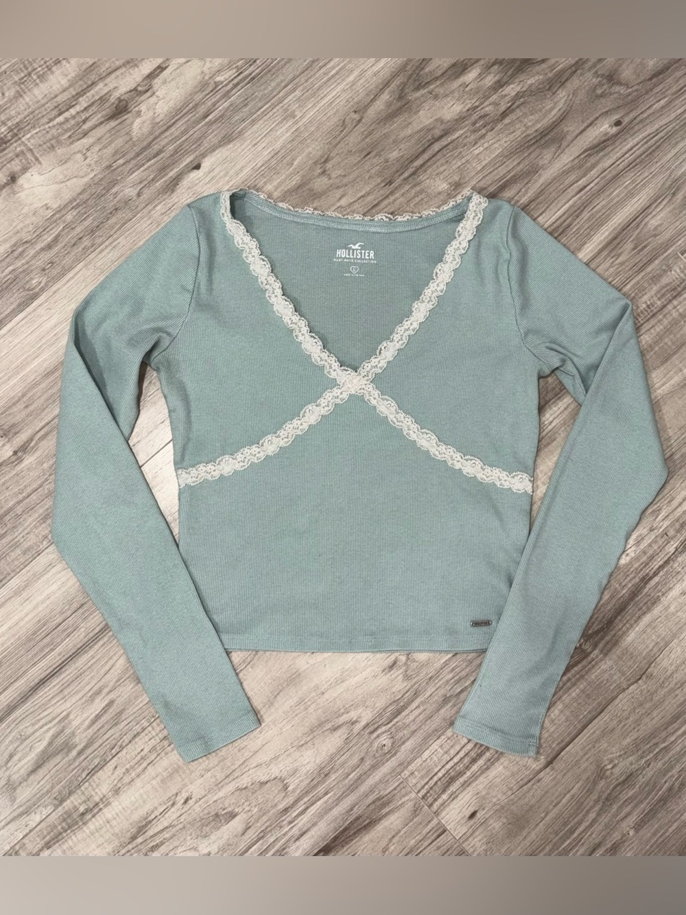 Vintage Y2K Hollister babydoll top L